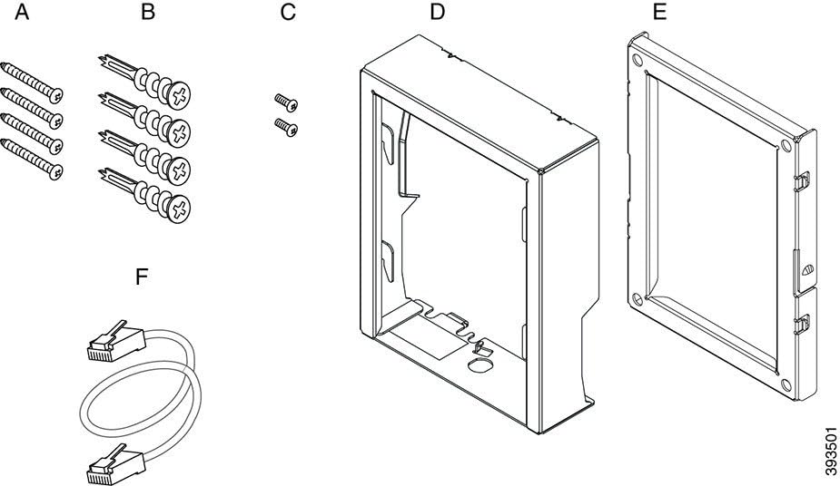 Amazon.com: Cisco CP-7800-WMK Spare Wallmount Kit for Cisco UC