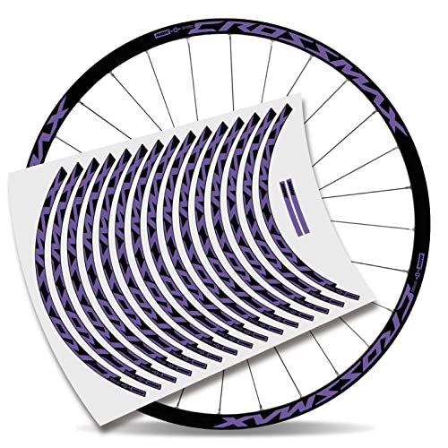 Kit Pegatinas Bicicleta Stickers LLANTA Mavic Crossmax Pro Carbon 29' BTT MTB Bike (Lavanda)