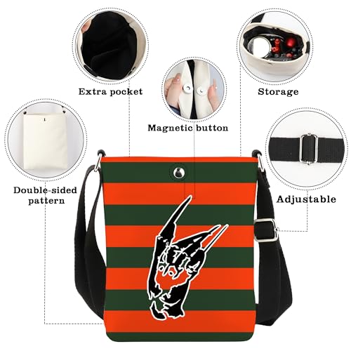 CMNIM Horror Movie Merchandise Gifts Character Crossbody Bag Movie Inspired Shoulder Scary Killer Lover3
