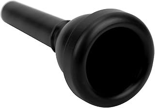 Trombone Mouthpcs ABS Trombone Clear Pequeno Bore Bocal Trombone, Plástico Trombone Bocal Boca Trombone Player Iniciantes Instrumentos Acessórios MT?22 (Preto)