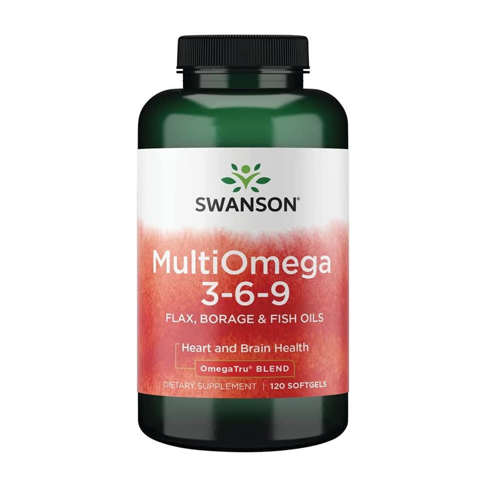 Swanson Multiomega 3-​6-​9 120 kaps.