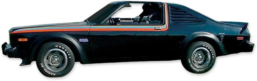 1978 Dodge Super Coupe Complete Decals & Stripes Kit - RED/Blue/Yellow