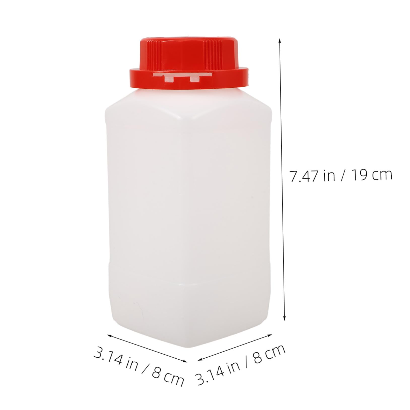 Ciieeo 4 Sätze Reagenzflasche Größe Reagens Leer Container Chemisch Medizinflaschen Pe-flaschen Flasche Mit Flüssiger Medizin Flüssige Flaschen Chemikalienbehälter Plastik 2 Stück * 4