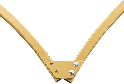 Miniatura 7 de Arco de boda con forma de corazón dorado de 7.7 pies, diseño curvado de metal, soporte de telón de fondo para fotografía, marco de globo de flores,