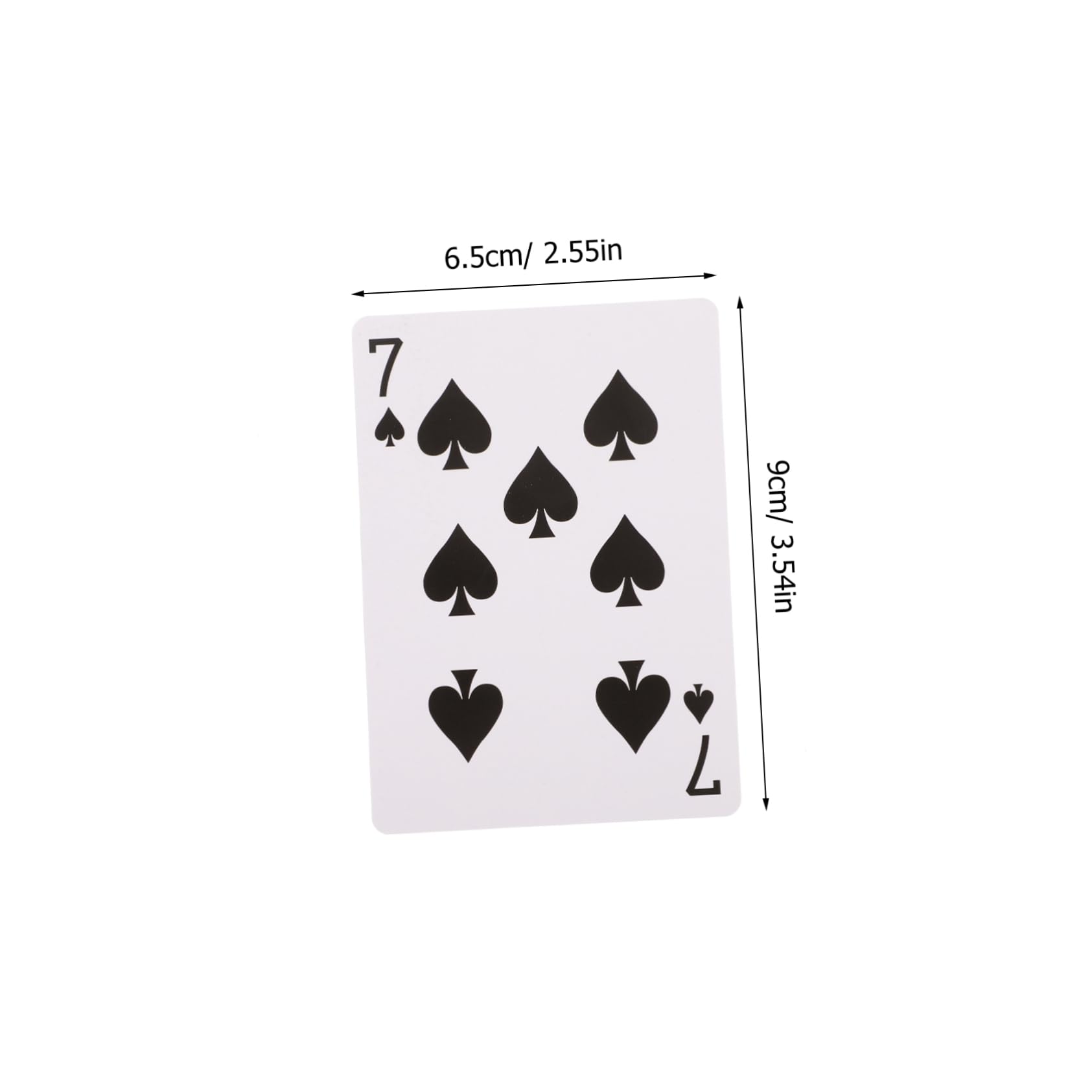 Toyvian 5juegos Tarjetas De Póker para Papel De Transferencia De Calor Tarjetas De Personalizables para Entretenimiento y Fiestas