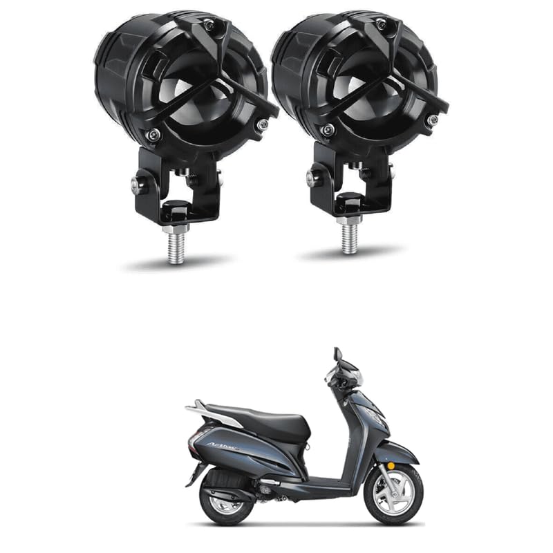 LOVMOTO 2PCS 80W 12v Car Motorcycle Headlights Auxiliary Working Lamp Led Super Brighter Motorbike Spotlight Head Lamp Spot Fog Lights Fog Driving Lamp Amber White Comfortable With Act-iva 3g