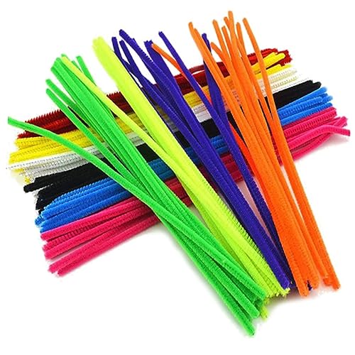 Uonlytech 150Pcs Jumbo Chenille Stems for DIY Craft Projects Stick Craft Supplies for Classroom Decoration Weddings Parties Holidays Versatile Reusable