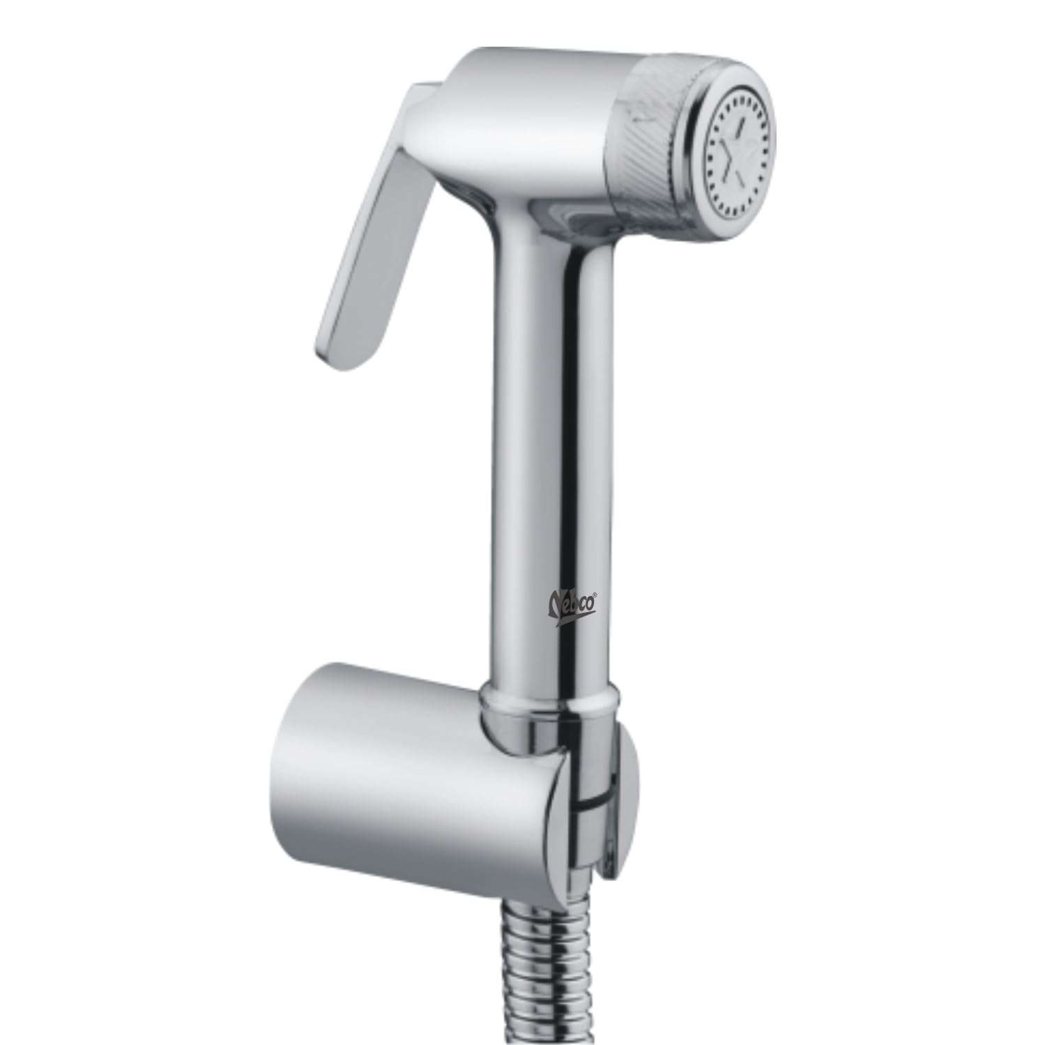 Nebco Brass Health Faucet for Bathroom/Jet Spray Hand Shower for Toilet with 1 Meter Stainless Steel Flexible Hose, Brass Hook, Silver, Chrome Finish (Regular, Full Set) (B0CG39VQD2) Amazon Price History, Amazon Price Tracker