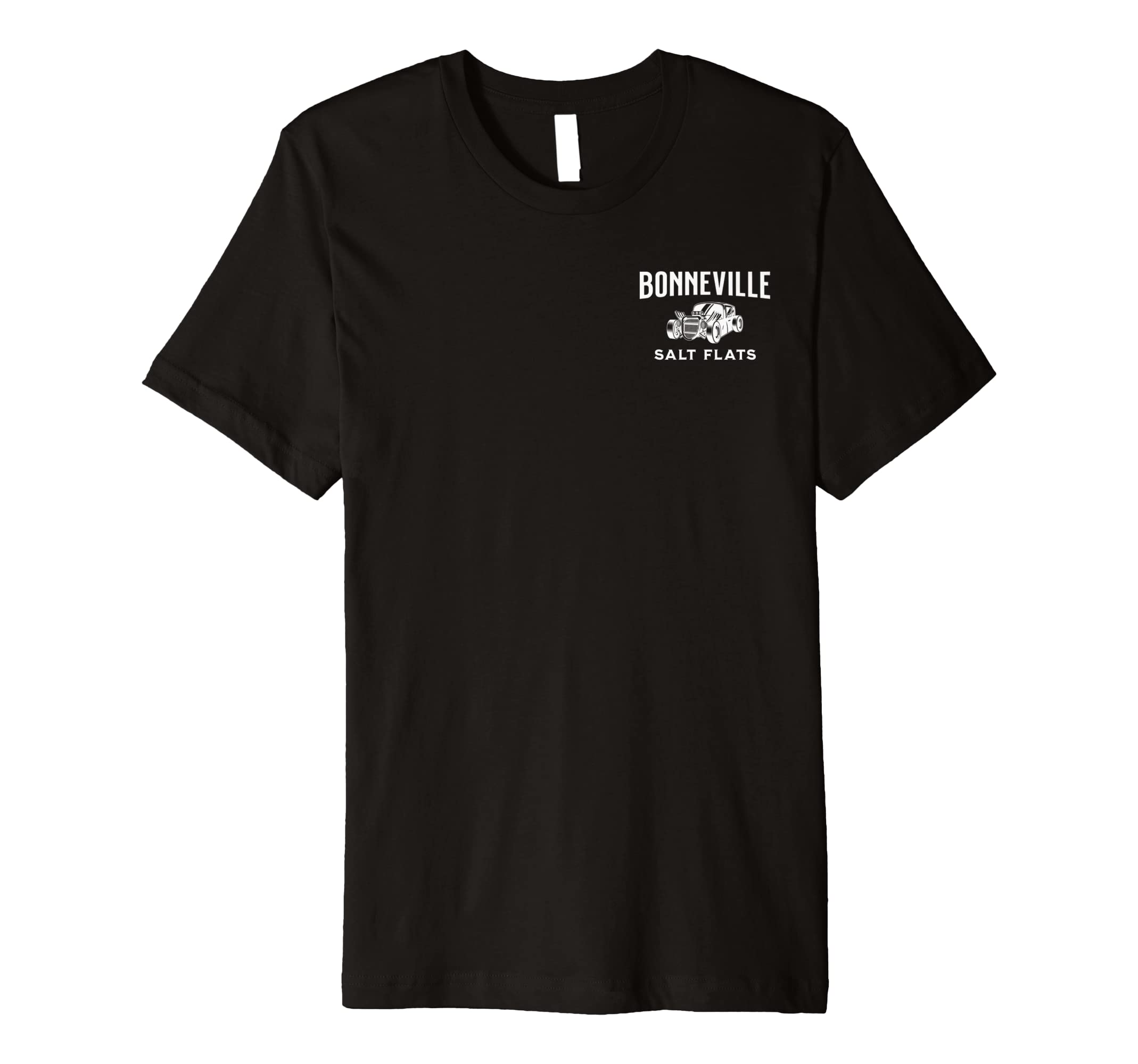 Bonneville Salt Flats Utah Hotrod Race Car DesignsRetro Bonneville Salt Flats Utah International Speedway Premium T-Shirt