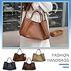Fiorky Kunstleder-Tragetasche for Damen und Beutel for Damen, großes Fassungsvermögen, modische Hobo-Tasche, vielseitige Umhängetasche, Clutch-Tasche, Shopper-Tasche for College, Reisen #5