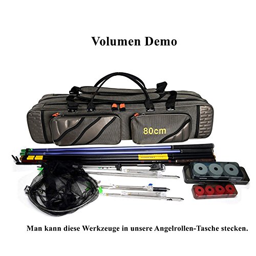 TentHome Angeltaschen Rutentaschen Rutenfutteral Anglertasche Angelkoffer Angelrute Tasche mit 3 Fächern - Verschiedene… – Bild 5