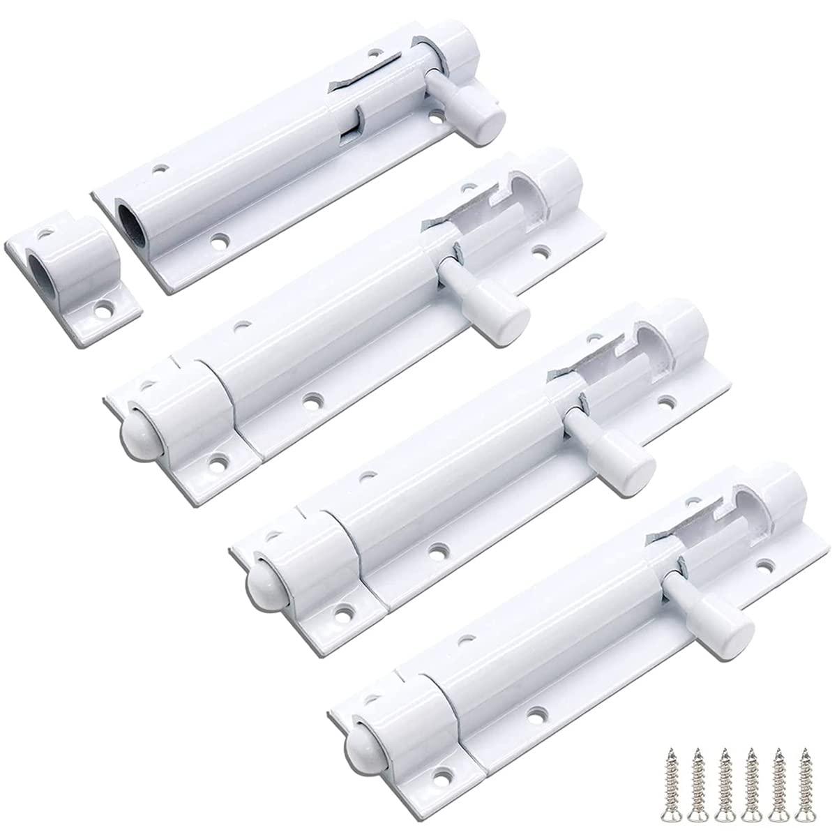 Buy Barrel Bolt Latch Heavy Duty Slide Lock for Inside Door YUNQING