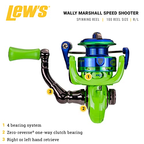 Lew's Wally Marshall Speed Shooter 100 5.0:1 Spinning Reel #TOP1