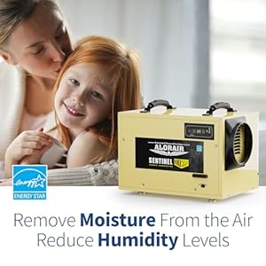 Alorair 120 ppd commercial dehumidifier with drain hose for crawl spaces basements industry water damage unit cetl listed compact auto defrost crawlspaces dehumidifiers gold  urban country home decor