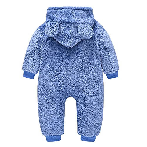 Girls Warm Hooded Coat Thick Baby Snowsuit Bear Infant Boys Jumpsuit Girls Coat&Jacket Snow Pants Size 82