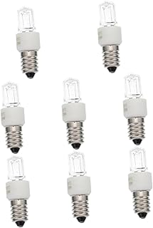 UPKOCH 8 Peças Lâmpada De Forno Aparelho Lâmpada De Micro-Ondas Lâmpada De Micro-Ondas Lâmpada De Base E14 Lâmpada De Substituição Para Lâmpada De Forno Para Micro-Ondas E14 Lâmpada De