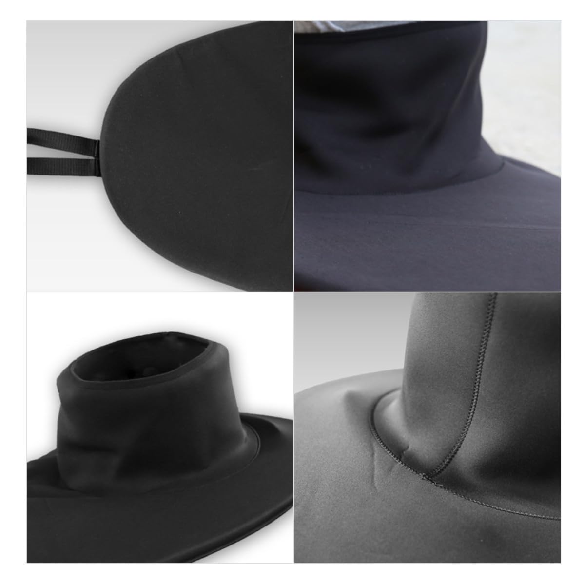 VANZACK Kajak Spritzschutz Schürze aus Sbr Neopren, Schwarz