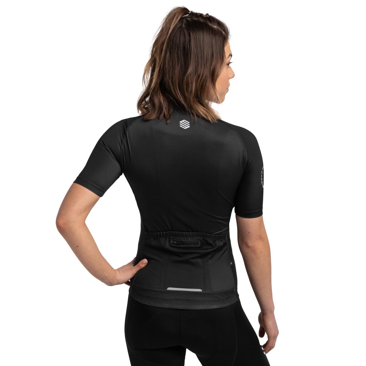 SIROKO - Maillot de Ciclismo para Mujer M2 New Moon - M - Negro