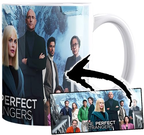 Nine Perfect Strangers Nicole Kidman Mark Strong Tasse Keramikbecher Mug für 12,99 EUR bei amazon.de Bild: Nine Perfect Strangers Nicole Kidman Mark Strong Tasse Keramikbecher Mug für 12,99 EUR bei amazon.de