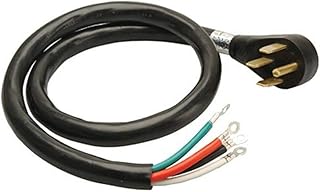 Master Electrician 09044ME 4-Feet Round Range Cord, Black