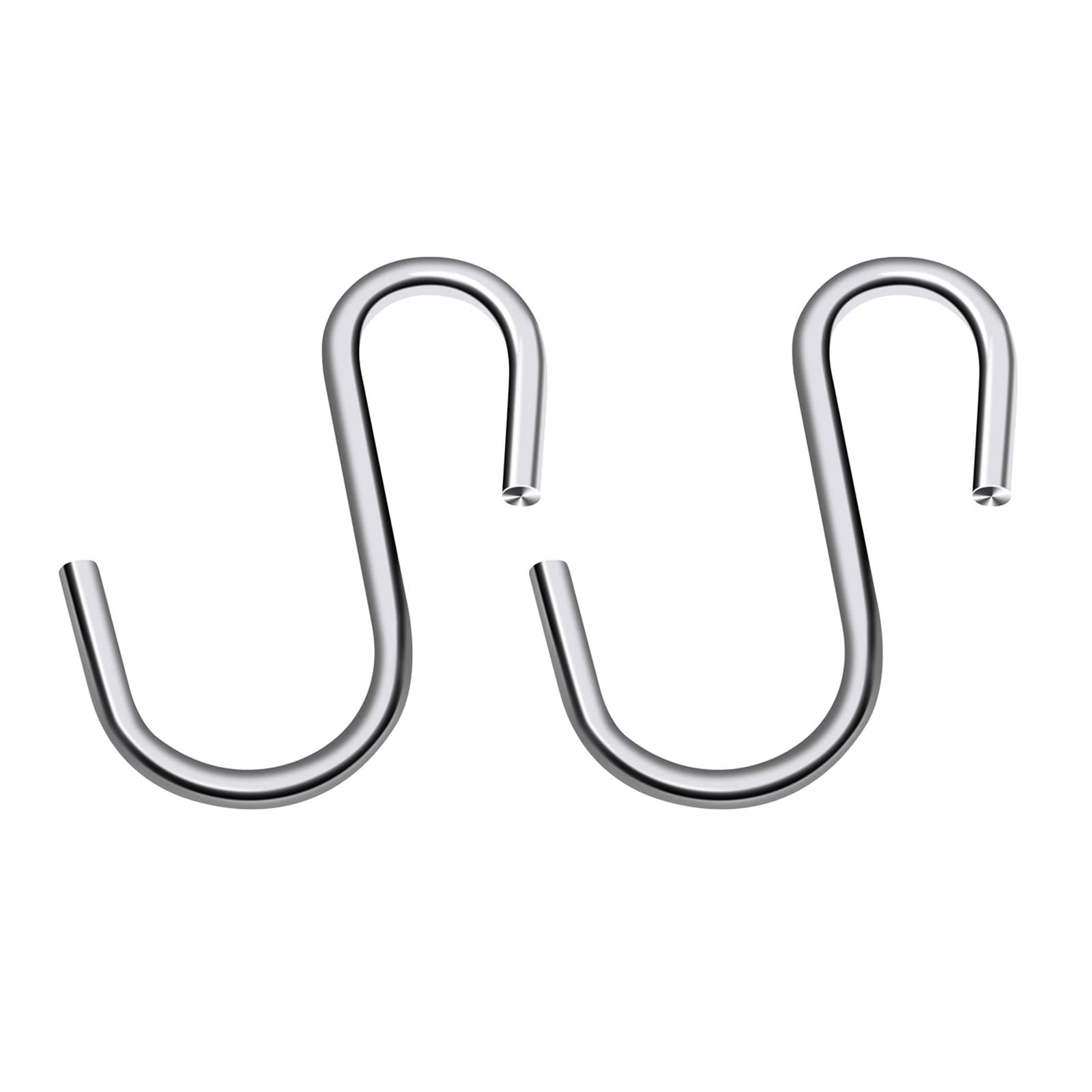 Nucelit S Shaped Hook for Clothes Towels Plant Practical Metal Meat Clothes Hanger Hanging Hook for Kitchenwares and Garments Iron