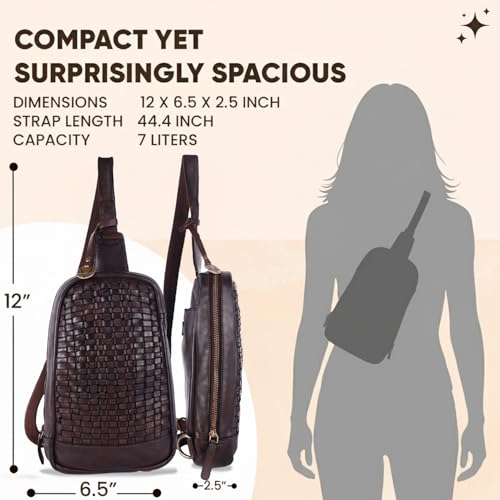 Sac en cuir véritable l'esprit d'aventure et de liberté
