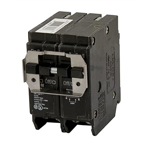 Eaton BQC215240 Breaker, 15/40A, 2P, 120/240V, 10 kAIC, CTL Quad, BR Series