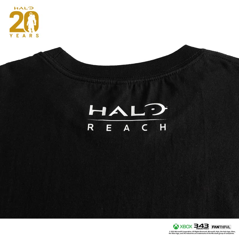 Amazon.co.jp: FANTHFUL 『HALO』 シリーズ20周年 Tシャツ 黒 Sサイズ