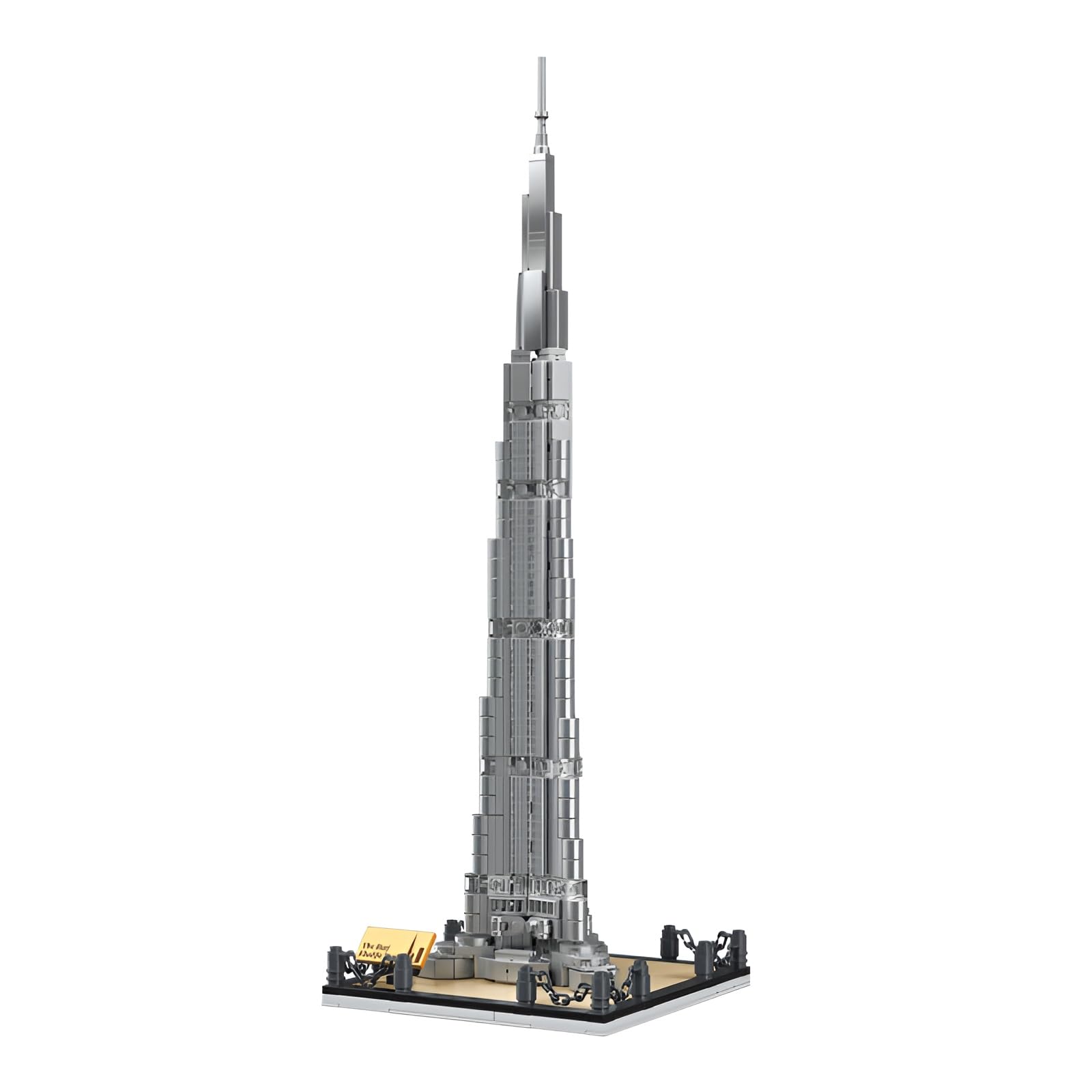 Burj Khalifa Building Blocks Set, Dubai Landmark Architecture Model Toy