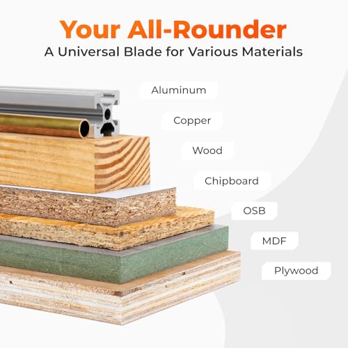 BAUBECK Circular Saw Blade 165mm x 20mm +16mm Adapter, 80T Clean Cuts in Wood & Aluminium - Compatible with 18v Dewalt DT99560, Makita B-57336, Evolution R165, Hikoki C18DSL - Multi-Purpose Saw Blade 4 BAUBECK Circular Saw Blade 165mm x 20mm +16mm Adapter, 80T Clean Cuts in Wood & Aluminium - Compatible with 18v Dewalt DT99560, Makita B-57336, Evolution R165, Hikoki C18DSL - Multi-Purpose Saw Blade - Image 4