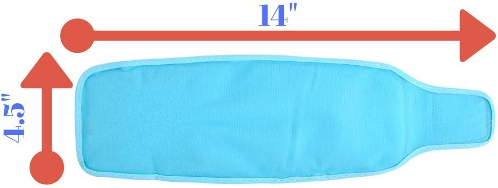 FOMI Hot Cold Wrist and Ankle Ice Wrap | 360 Degree Coverage | Soft Gel Pack for Sports Injuries, Swelling, Bruises, Arthritis, Tendonitis Pain Relief | Compression Sleeve (Gel Packs, 1)