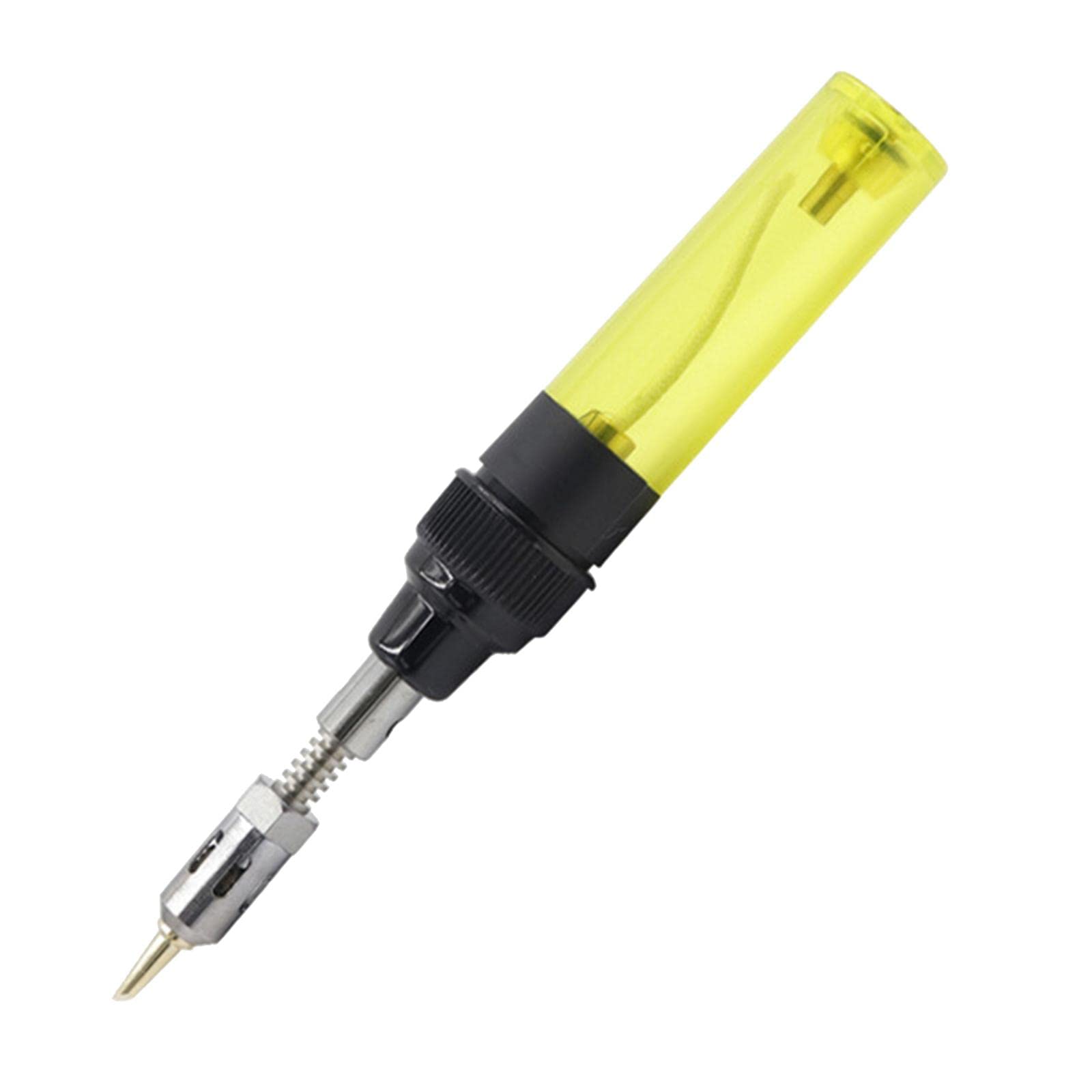 Generic Gas Cordless Soldering Iron Kit Torch Heat Solder Welding Pen, Yellow