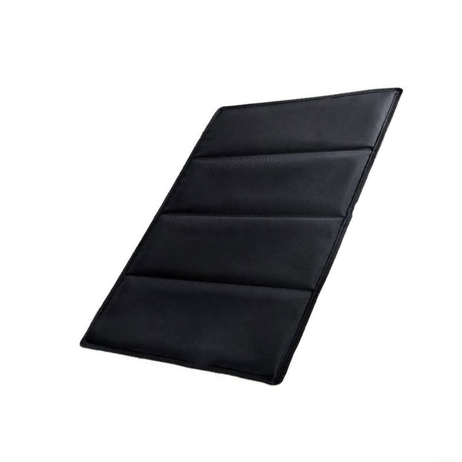 Camping Cart Lining Pad Waterproof Oxford Cloth, With PP Support Foldable Wagon Liner For Outdoor Beach Garden Shopping Trolley Quiet Stable Base Mat Black 31.5x16.1(80 * 41CM)