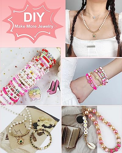 Redtwo 18000 Pcs Clay Beads Bracelet Making Kit, 4 Boxes 64 Colors Flat Polymer Heishi Beads Jewelry Making Kit With Gift Pack, Friendship Bracelet Kits For Girls Ages 8-12 #TOP3