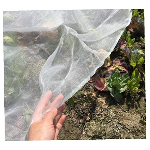 NaisiCore Trädgård nät, nät insektsnät, rörlig mysk, anti-fågelnät växer tunnel fin mesh för växthus växter frukt blommor 2,5 x 6 m