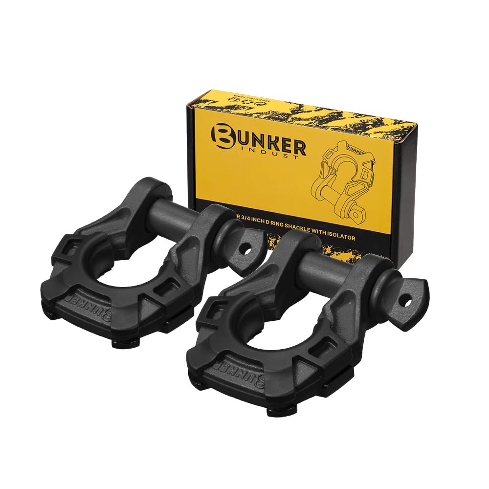 D Rings Heavy Duty Nilight 2 Pack 3/4 D-Ring Shackle With 7