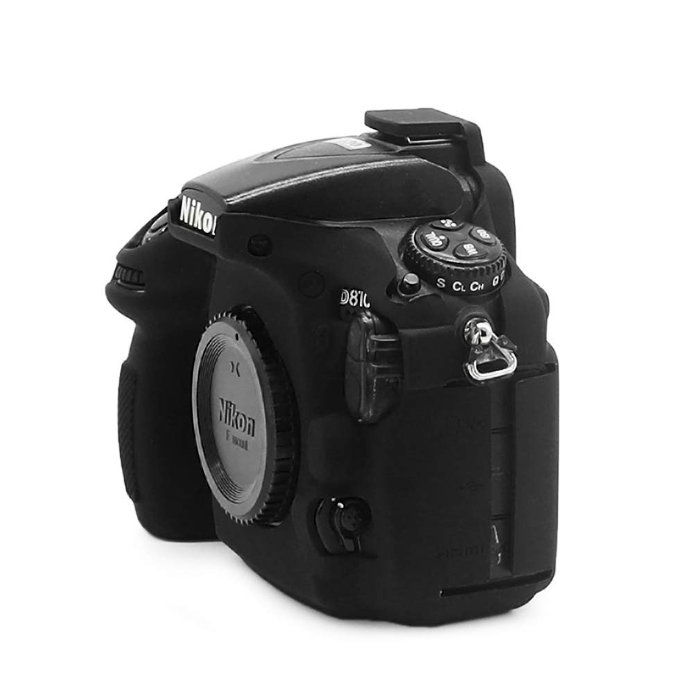 Custodia EasyCover-Cover protettiva in Silicone per fotocamera Nikon D810, colore: nero
