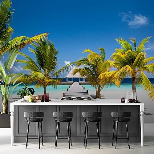 Runa Art Carta da parati fotografica Palm beach