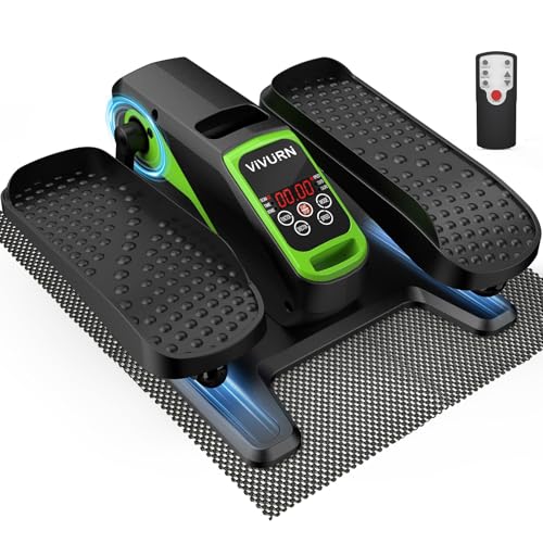 Image of VIVURN-018 Under Desk Elliptical 12 Speed 5 Modes Mini Motorized Leg Exerciser While Sitting for Seniors As Seen on TV with Non-Slip Mat Quiet & Portable Electric Pedal Exerciser for Home and Office