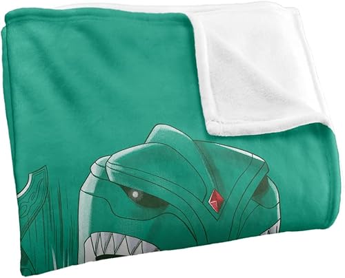Miniatura 3 de Power Rangers Green Ranger - Manta de tacto sedoso, súper suave, 36 x 58 pulgadas
