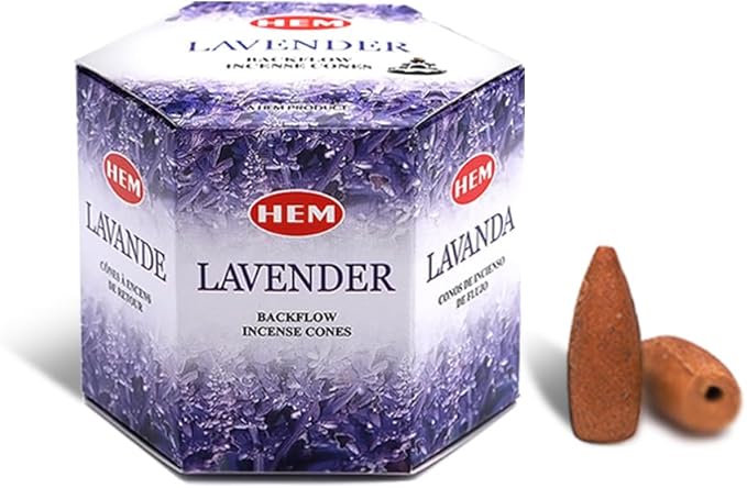 HEM Lavender Backflow Incense Cones