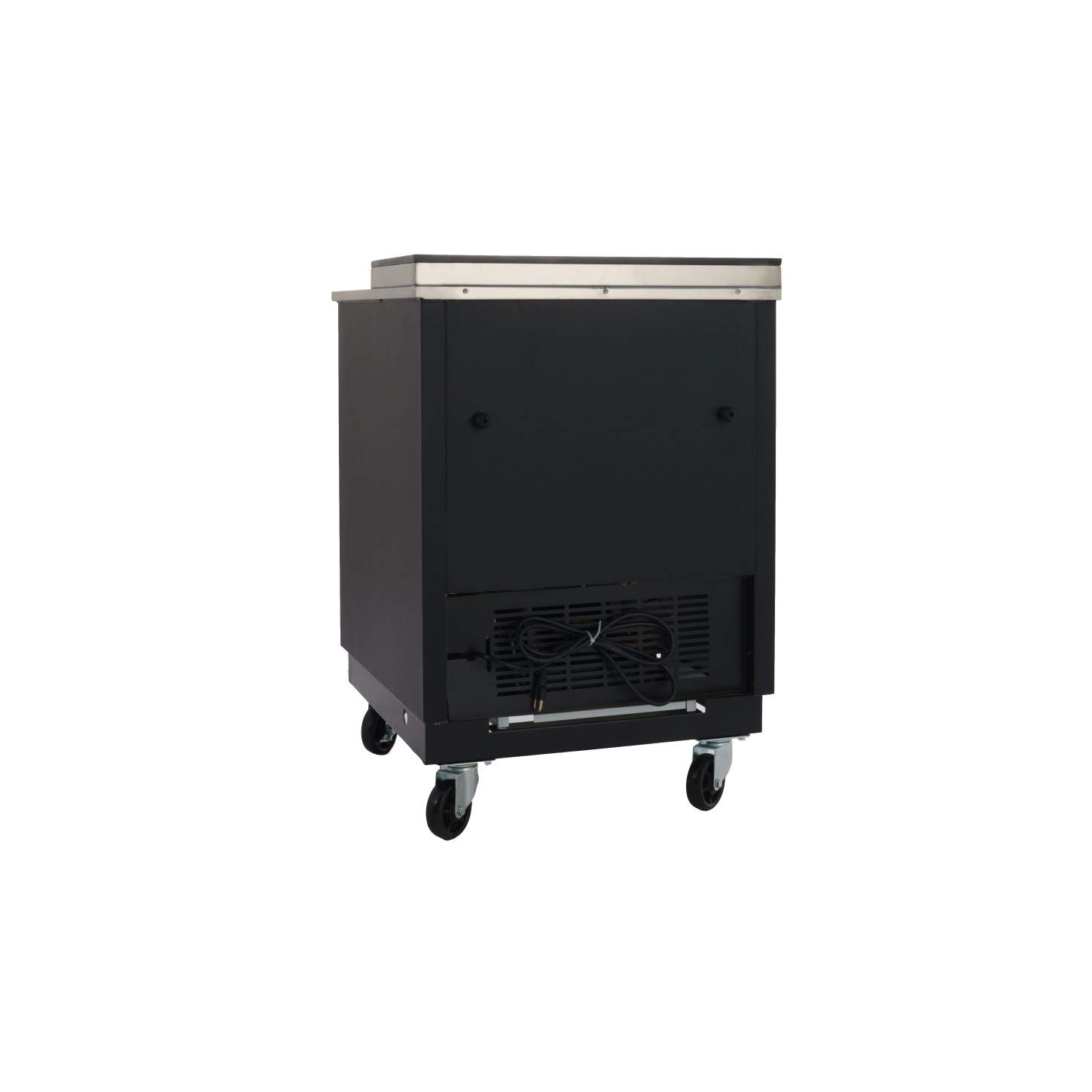 Peakcold Small Deep Well Horizontal Bottle Cooler; Slide Top Bar Refrigerator; 4.5 Case Capacity on Fridge.com - View 2