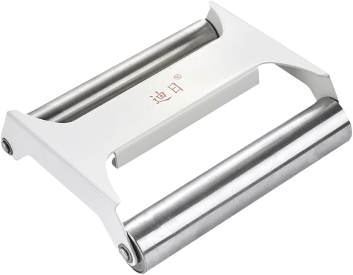 PRETYZOOM Stainless Steel Rolling Pin for Baking Versatile Pastry Roller for Dough Pizza Cookies and Pasta Double Roller Design Baking Enthusiasts