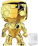 Marvel Studios 10th Anniversary - Iron Man (Gold Chrome) Funko Pop! Vinyl Figure (Includes Compatible Pop Box Protector Case)