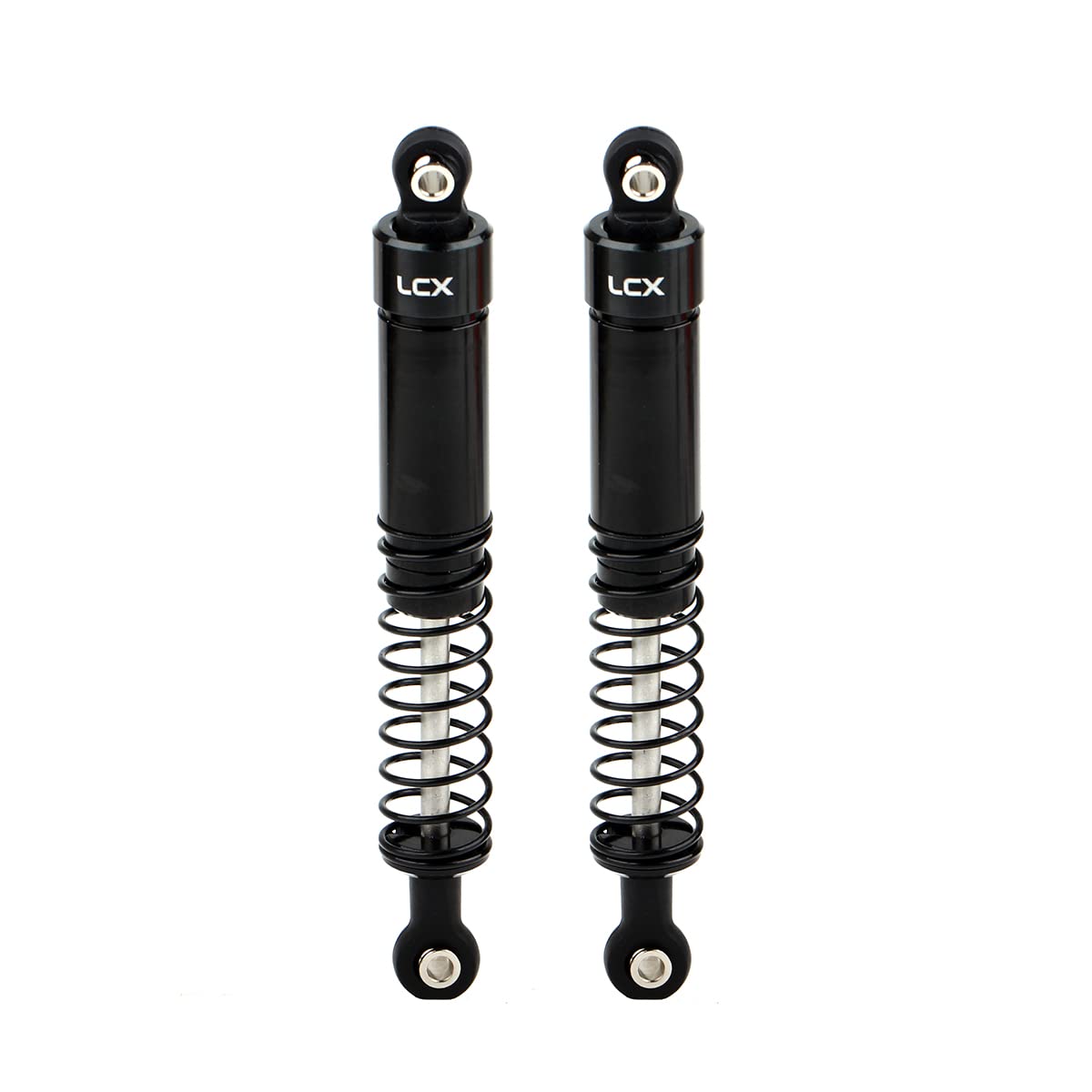 Amazon | LCX Racing 1/10th RC クローラー カー 2個 ブラック 100mm