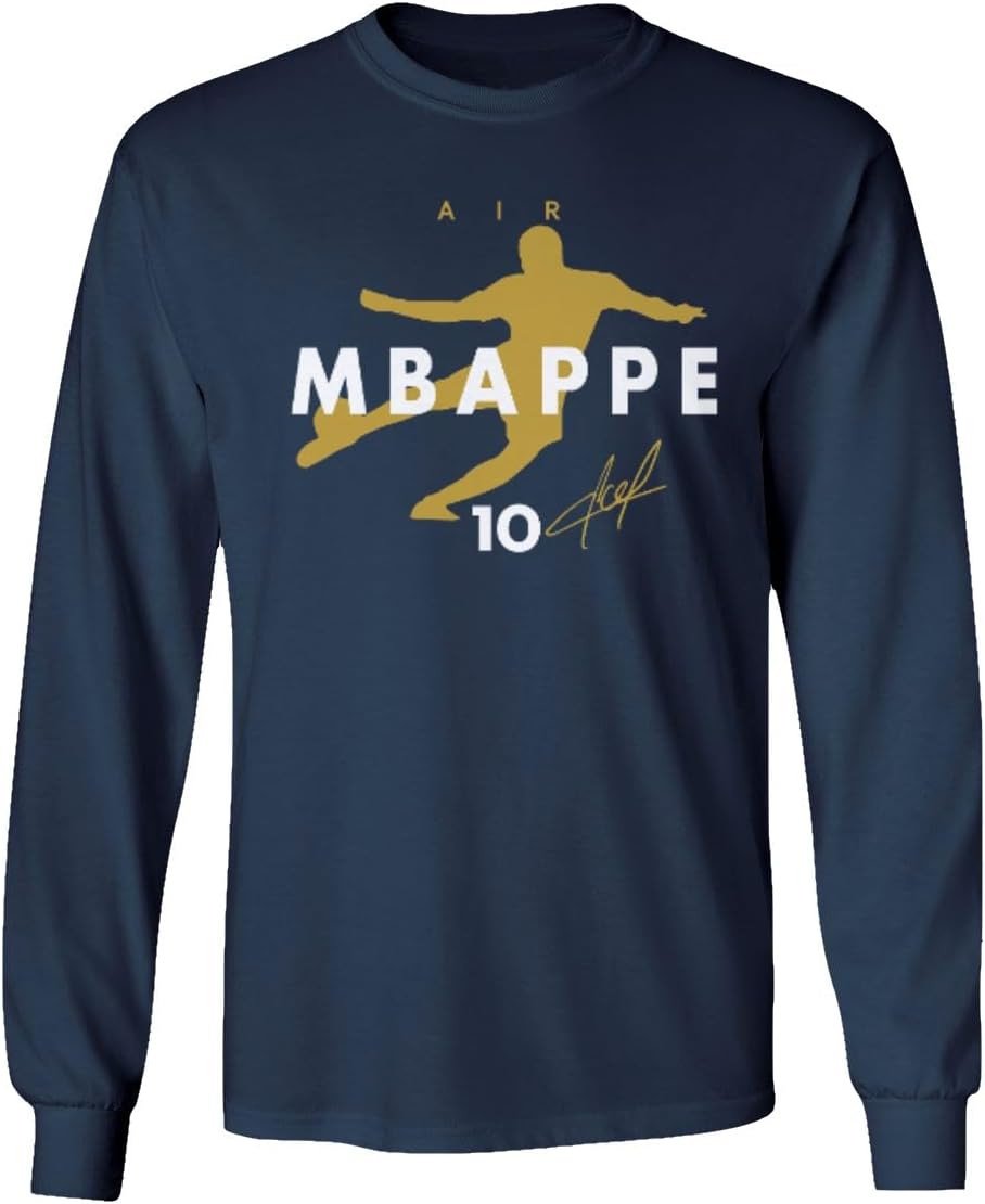 France Soccer Tribute 2024 – Air Mbappe Inspired Long Sleeve T-Shirt