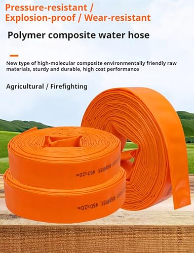 Tubo flessibile per pompa di scarico piatto in PVC agricolo per trasferimento dell'acqua, filtro per piscina, stagno drenante e irrigazione da giardino