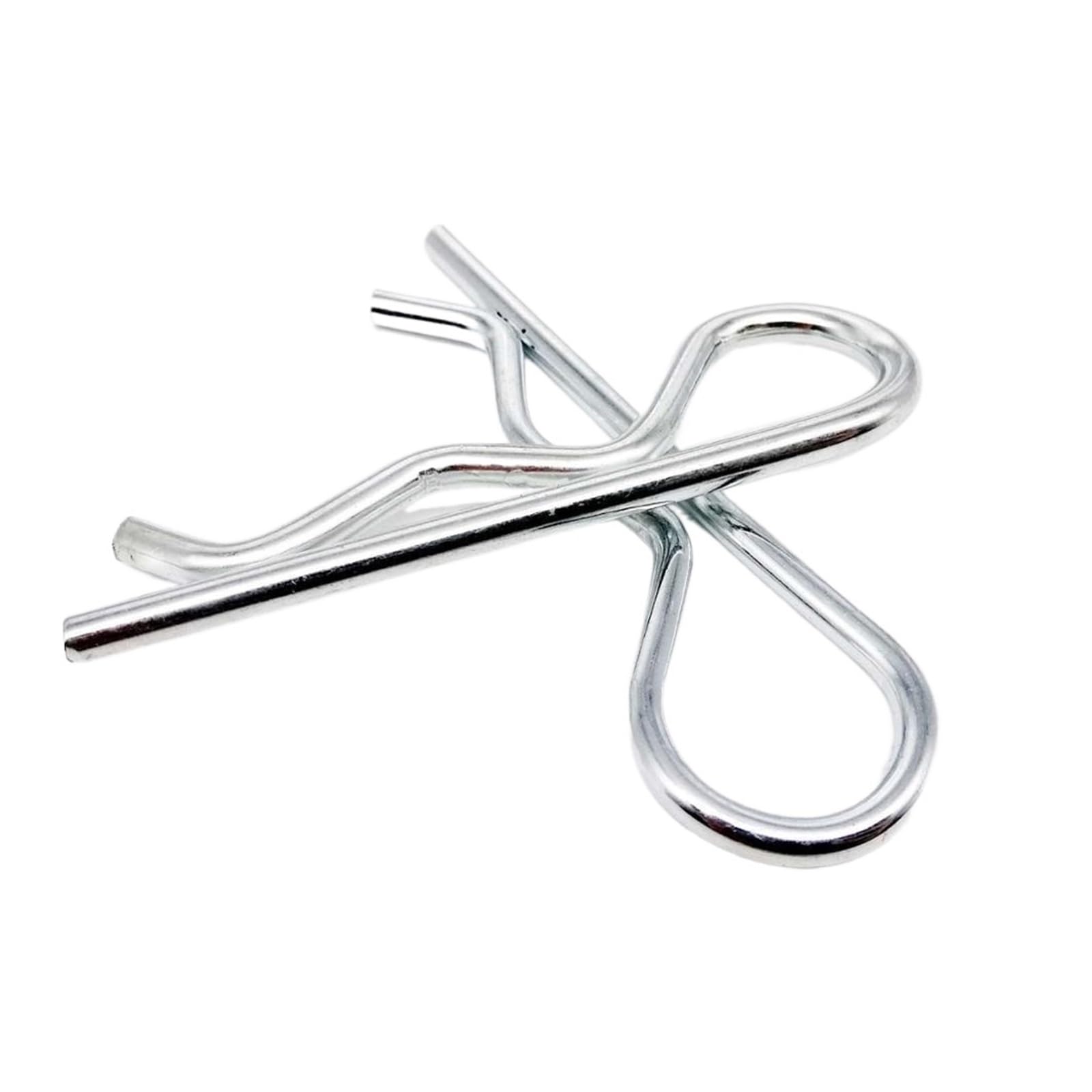 Perno a molla con apertura a R, 5-50 pezzi di coppiglie elastiche in acciaio tipo R(5pcs 3x50mm)