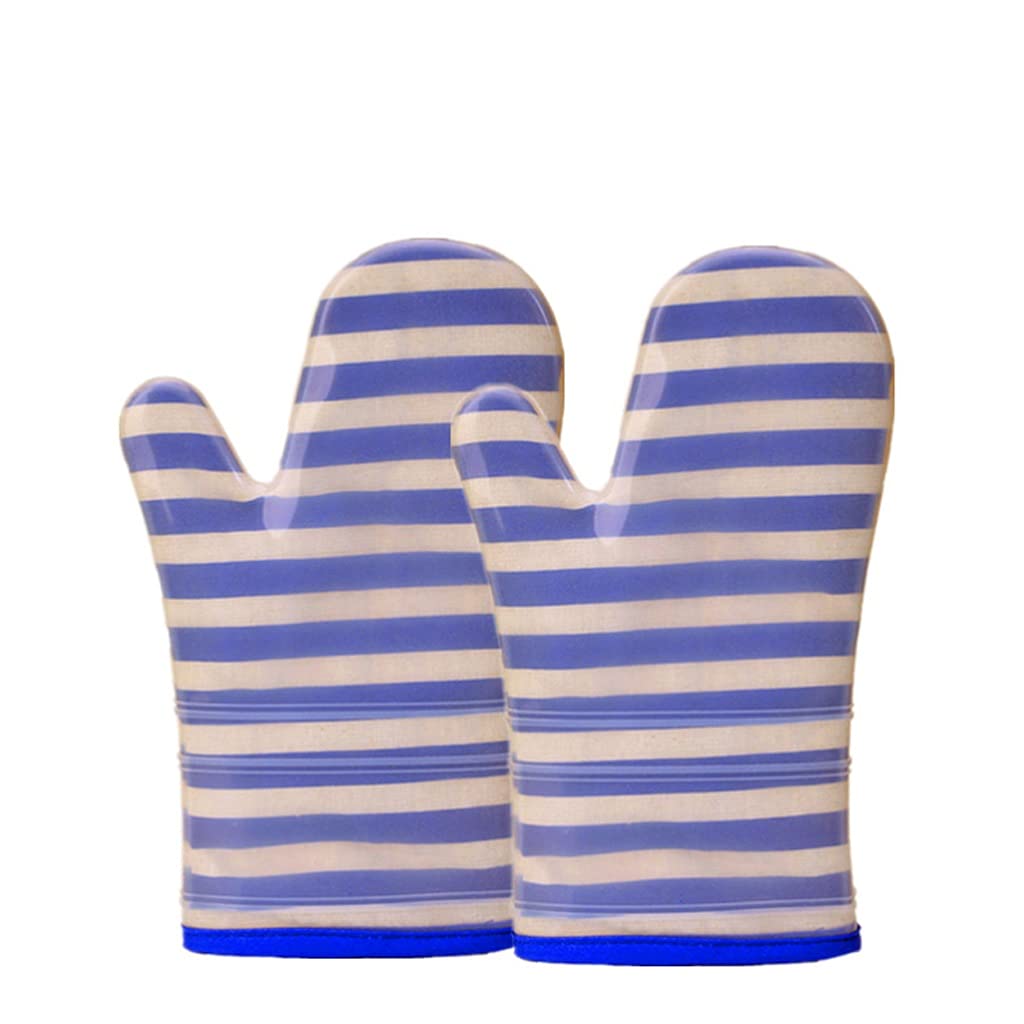 guanti resistenti al calore, Guanti da Forno, Guanti da Forno Resistenti al Calore, Guanti da Forno Silicone Addensato Isolamento Termico Resistente al Calore for Cottura Barbecue Guanti Commerciali F