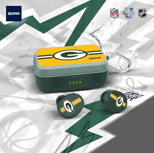 Image of SOAR NFL Wireless Sport Earbuds: Comfortable Fit & Convenient Charging